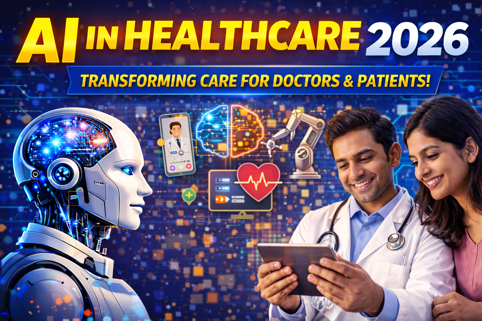 AI in Healthcare 2026: Kaise AI Doctors Aur Patients Ke Liye Healthcare Ko Transform Kar Raha Hai