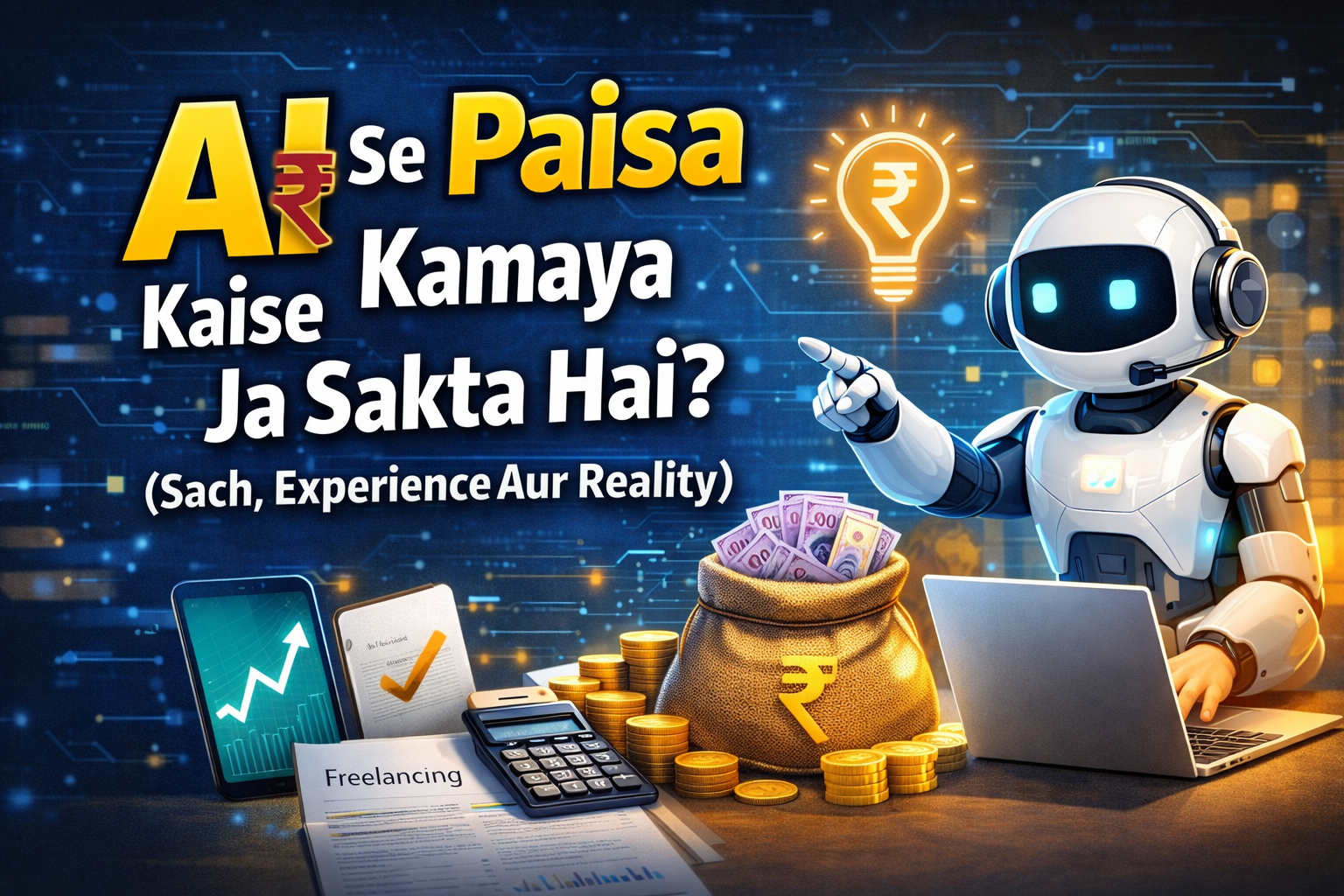 AI Se Paisa Kaise Kamaya Ja Sakta Hai? (Sach, Experience Aur Reality)