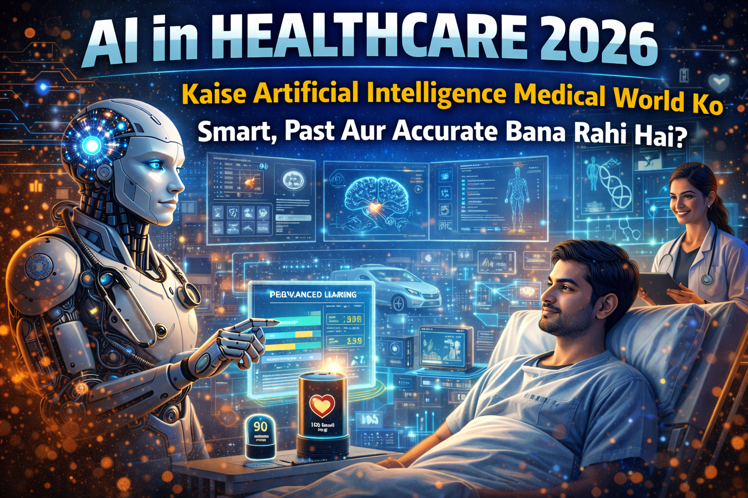 🏥 AI in Healthcare 2026: Kaise Artificial Intelligence Medical World Ko Smart, Fast Aur Accurate Bana Rahi Hai?