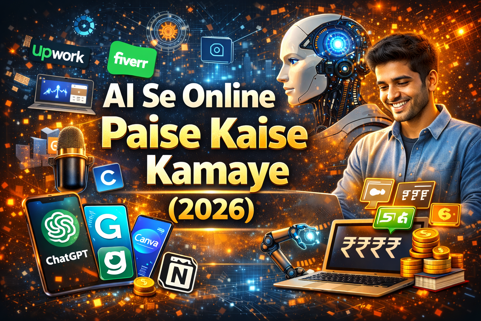 🔥 AI Se Online Paise Kaise Kamaye (2026) – Beginners Guide