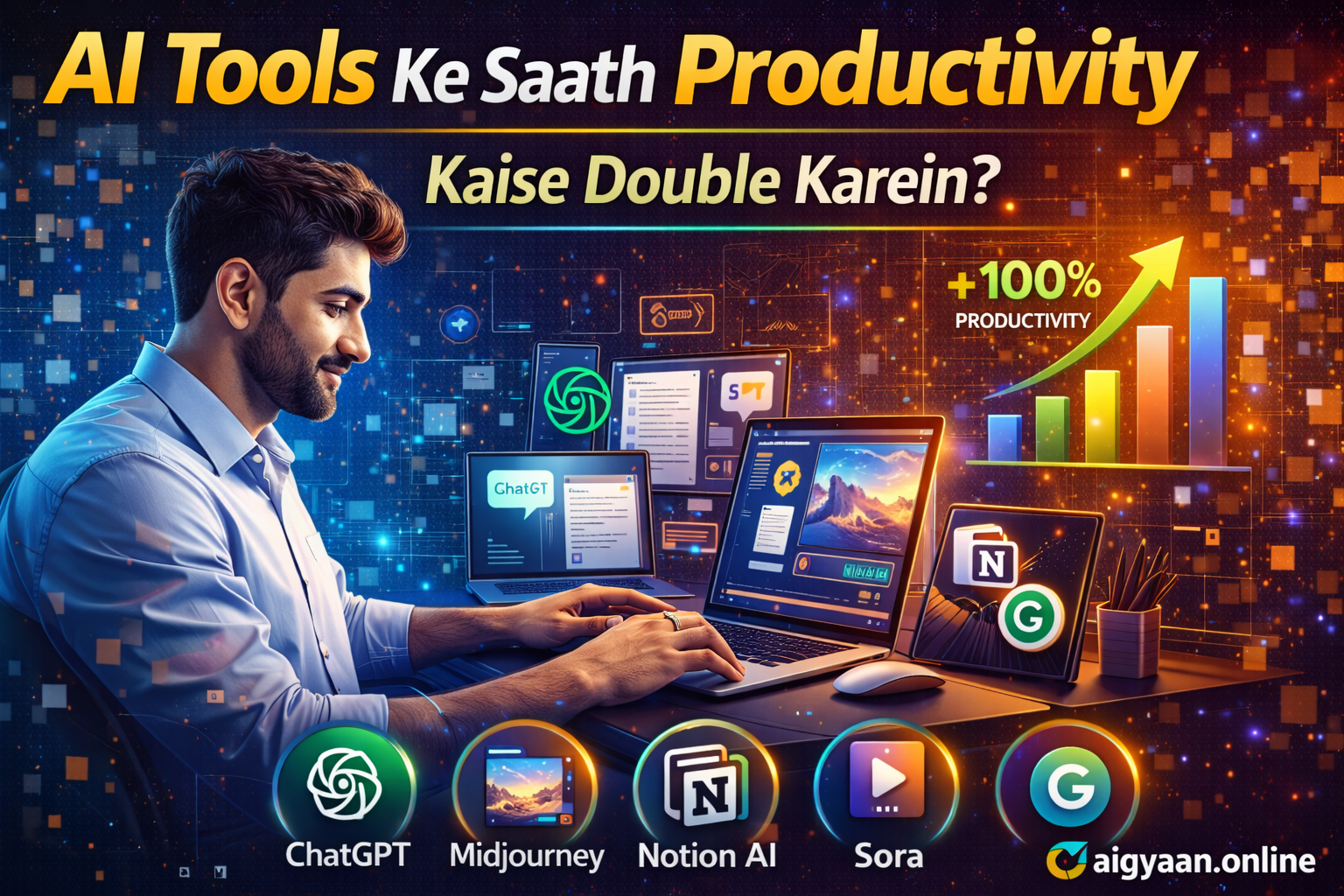 AI Tools Ke Saath Productivity Kaise Double Karein?