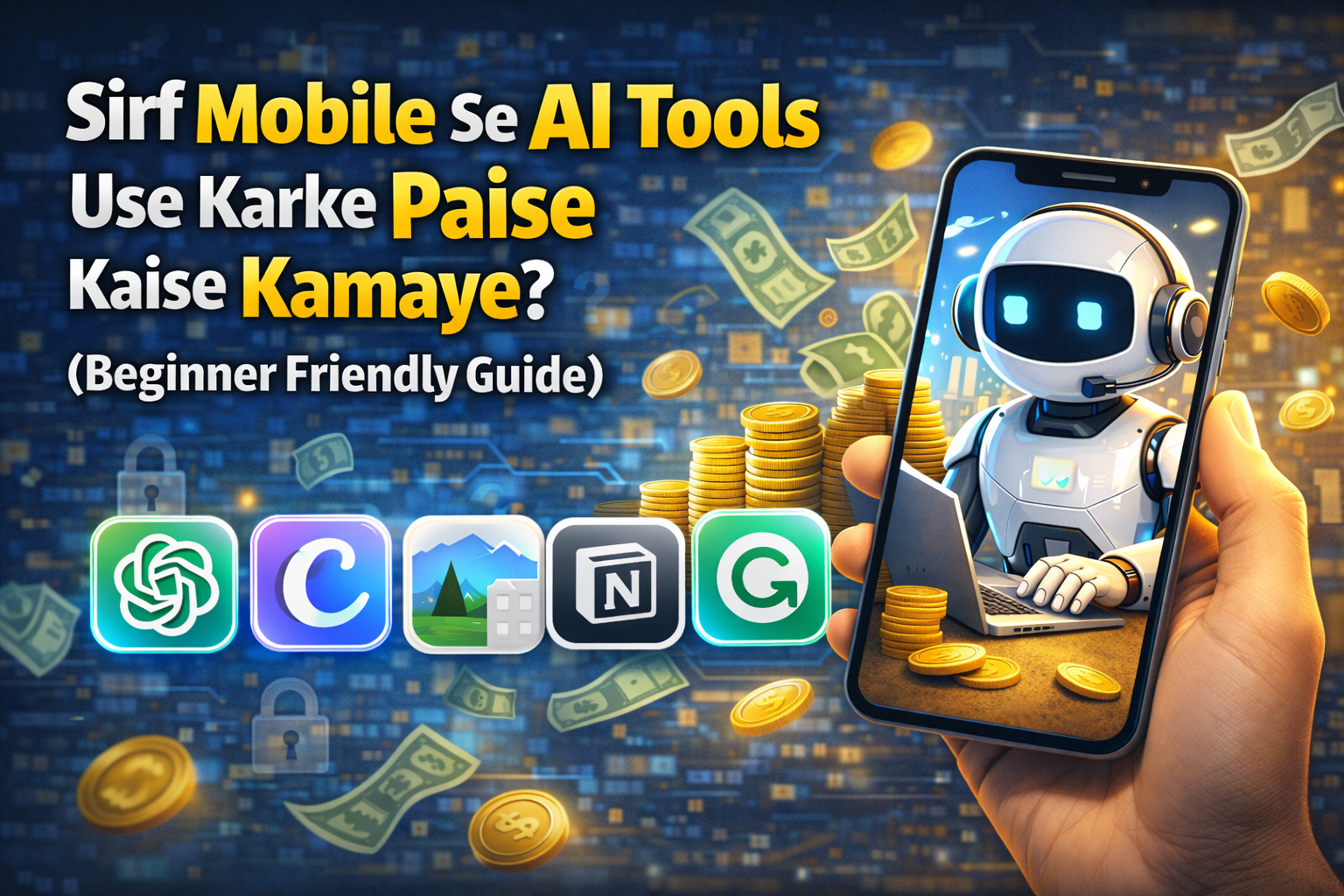 Sirf Mobile Se AI Tools Use Karke Paise Kaise Kamaye? (Beginner Friendly Guide)