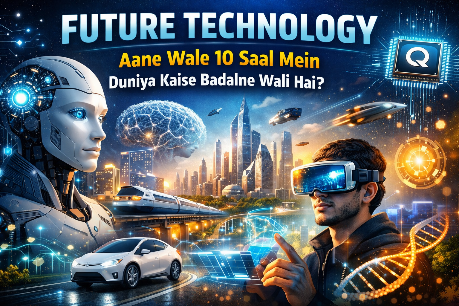 🔮 Future Technology: Aane Wale 10 Saal Mein Duniya Kaise Badalne Wali Hai?