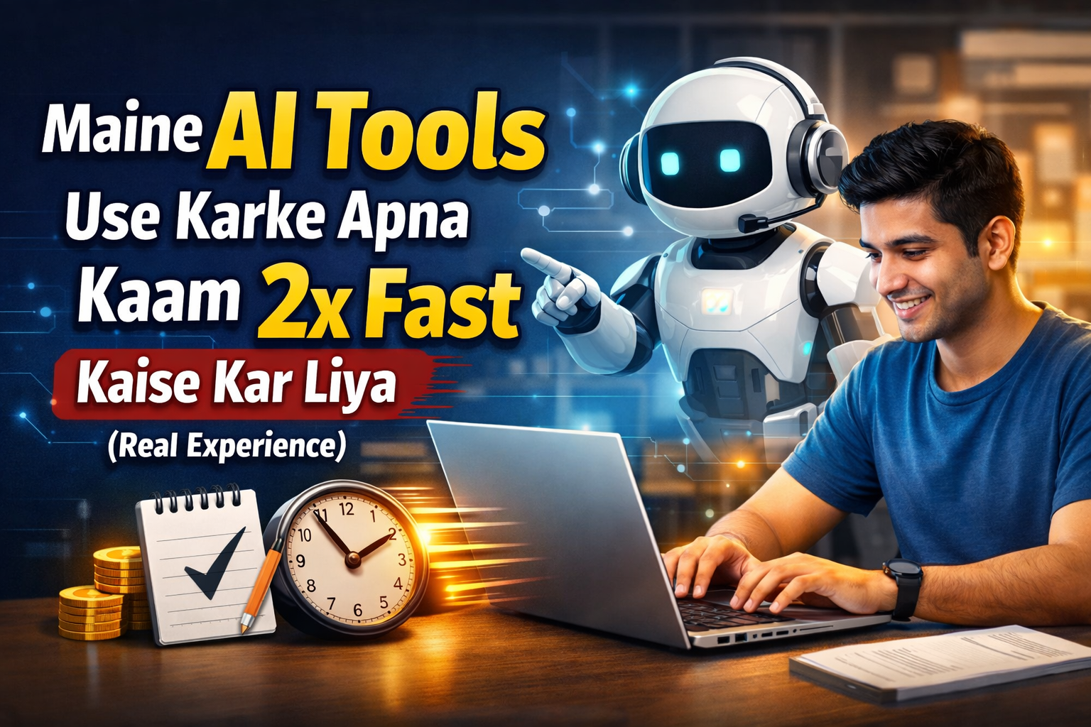 Maine AI tools use karke apna kaam kaise fast banaya (Real Experience)