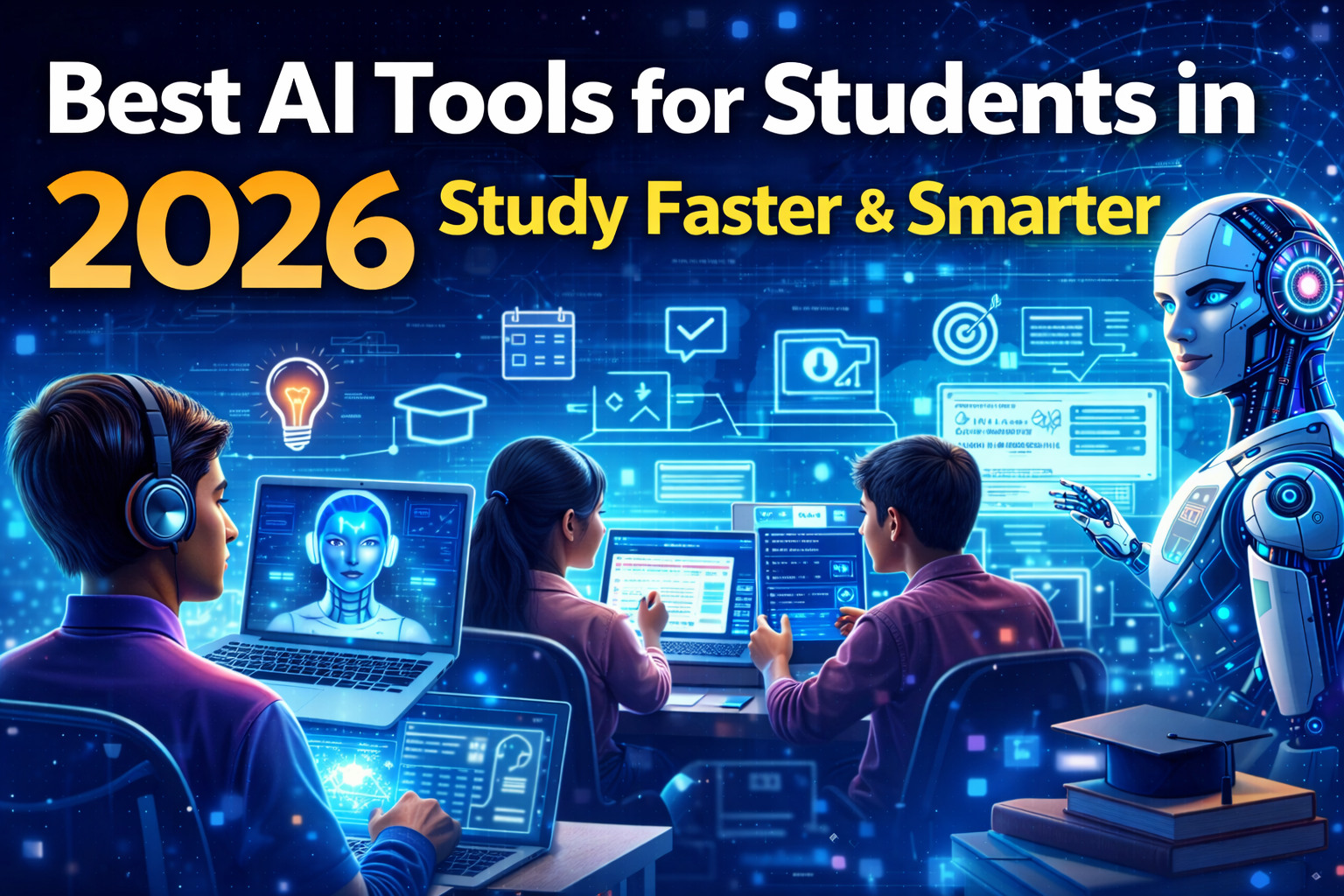 Best AI Tools for Students in 2026: Study Faster, Smarter & Stress-Free