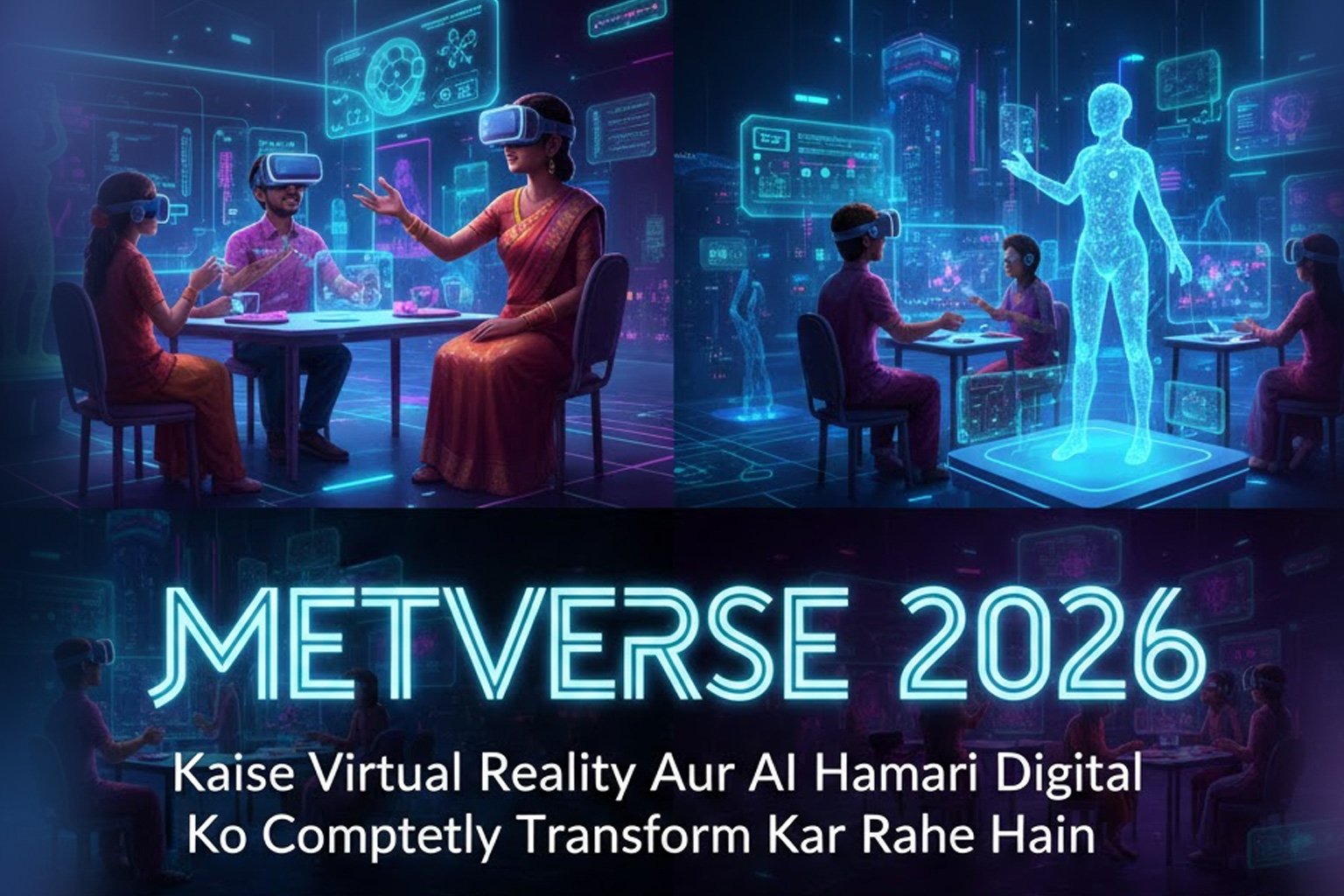 Metaverse 2026: Kaise Virtual Reality Aur AI Hamari Digital Zindagi Ko Completely Transform Kar Rahe Hain