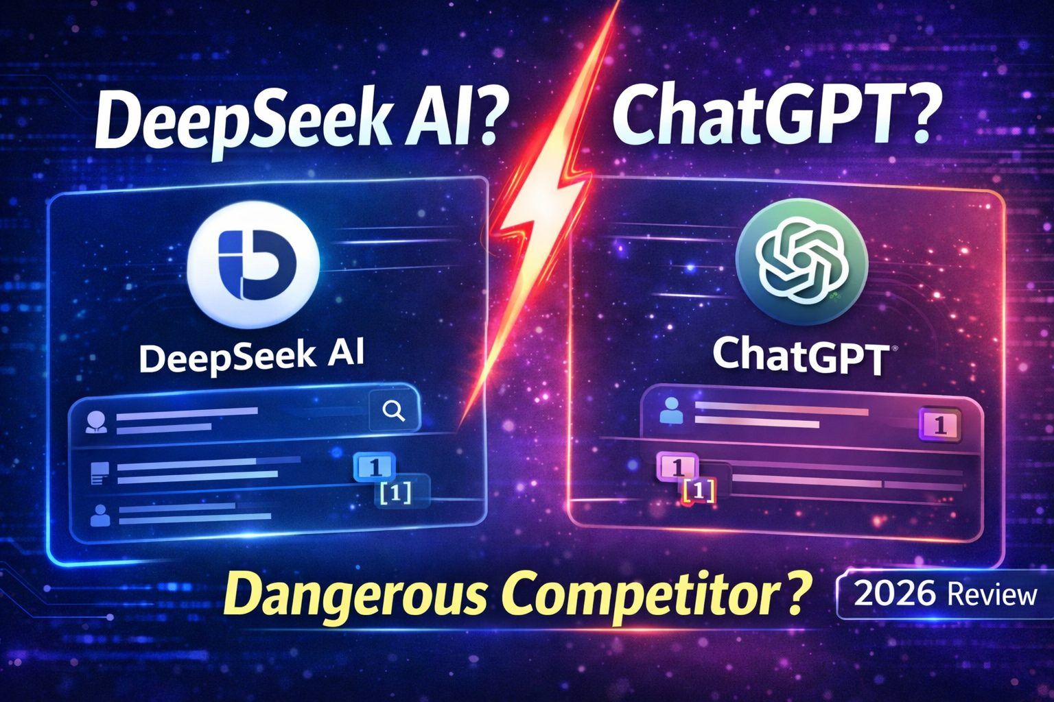 DeepSeek AI kya hai? ChatGPT ka sabse dangerous competitor (2026 Complete Review)