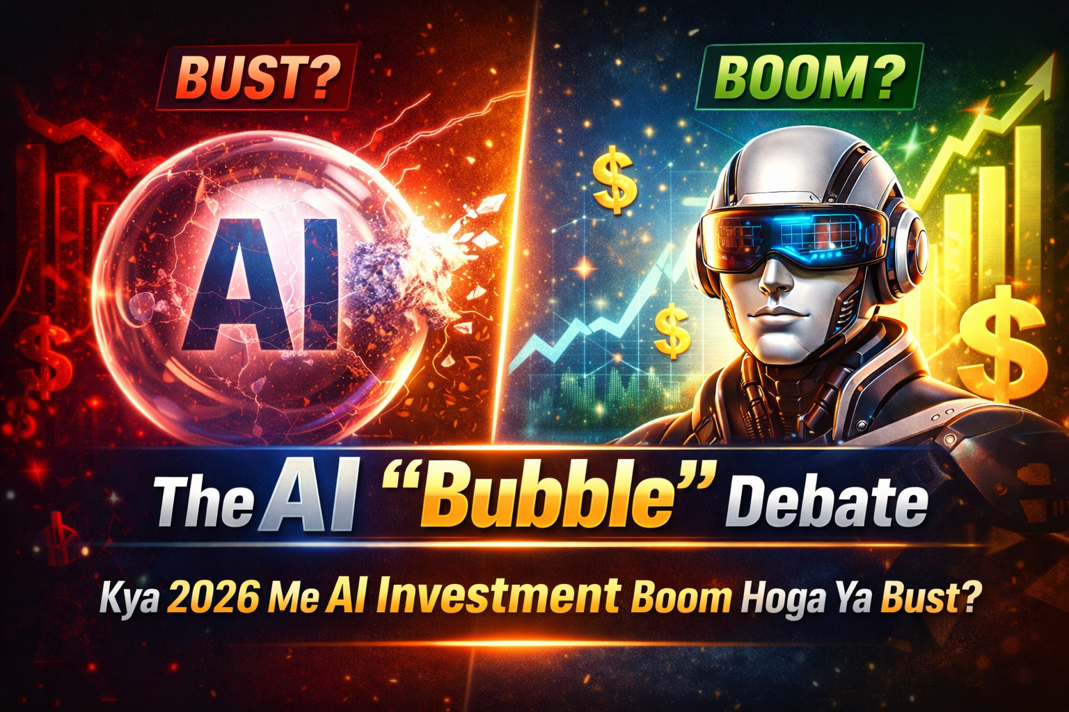 The AI “Bubble” Debate: Kya 2026 Me AI Investment Boom Hoga Ya Bust?