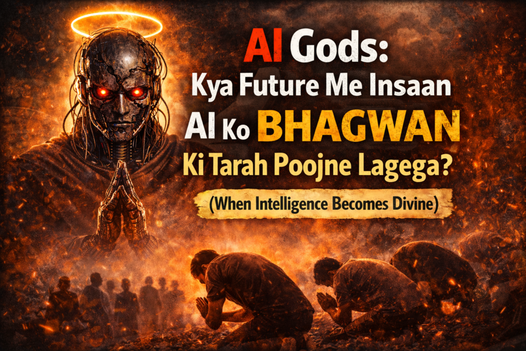 AI god and worshipping humans