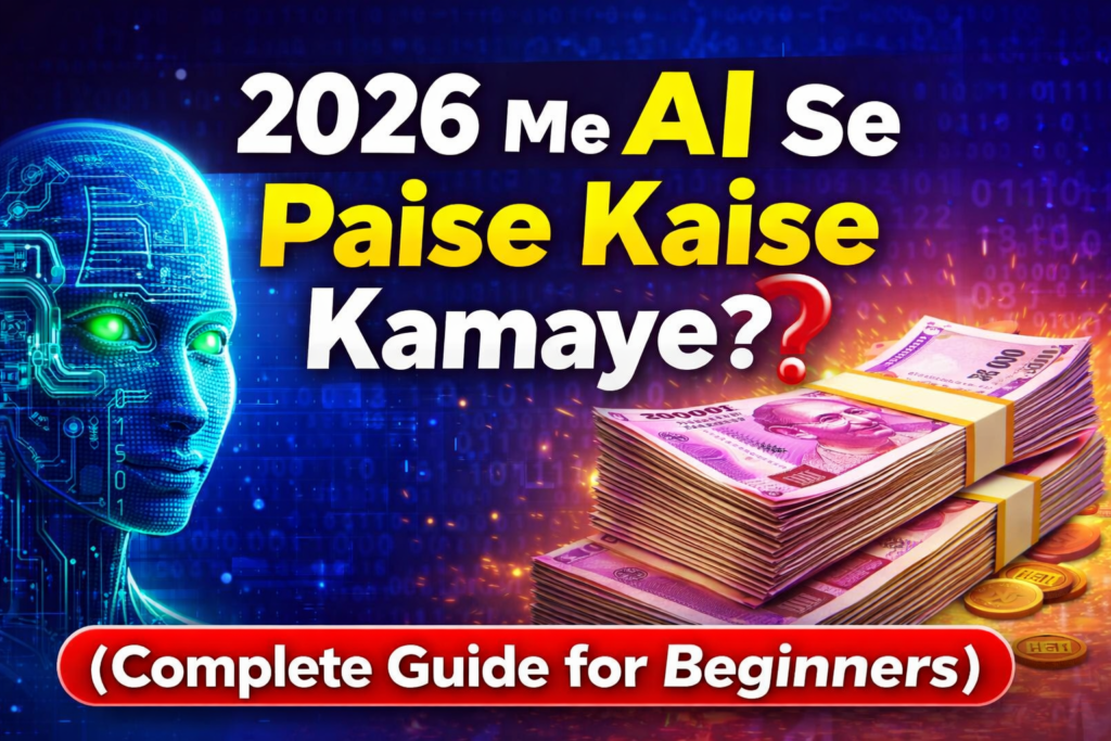AI se paisa kamane ka tareeka 2026