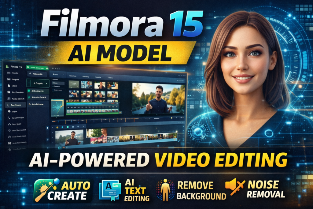 Filmora 15 AI features preview