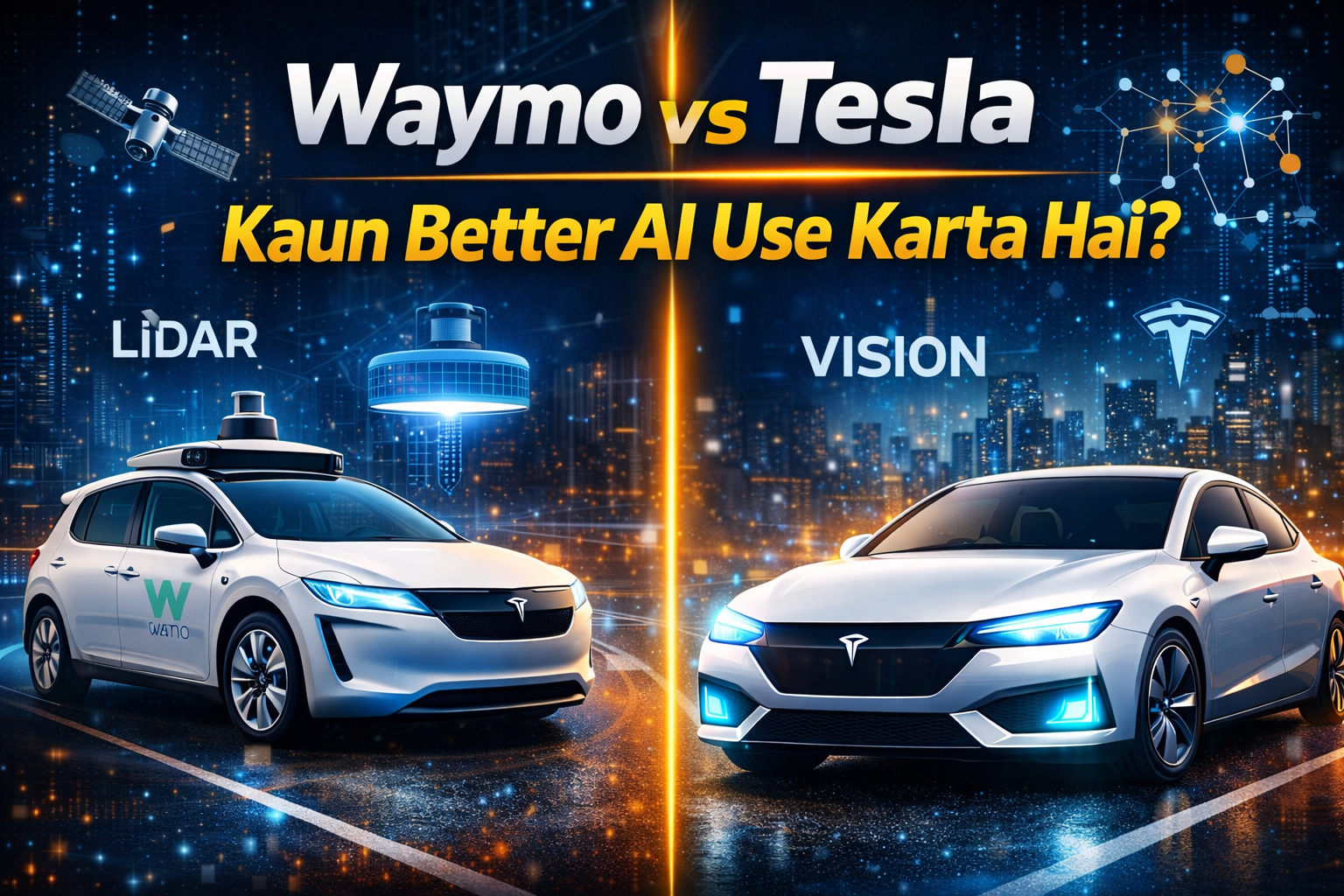 Waymo vs Tesla AI showdown
